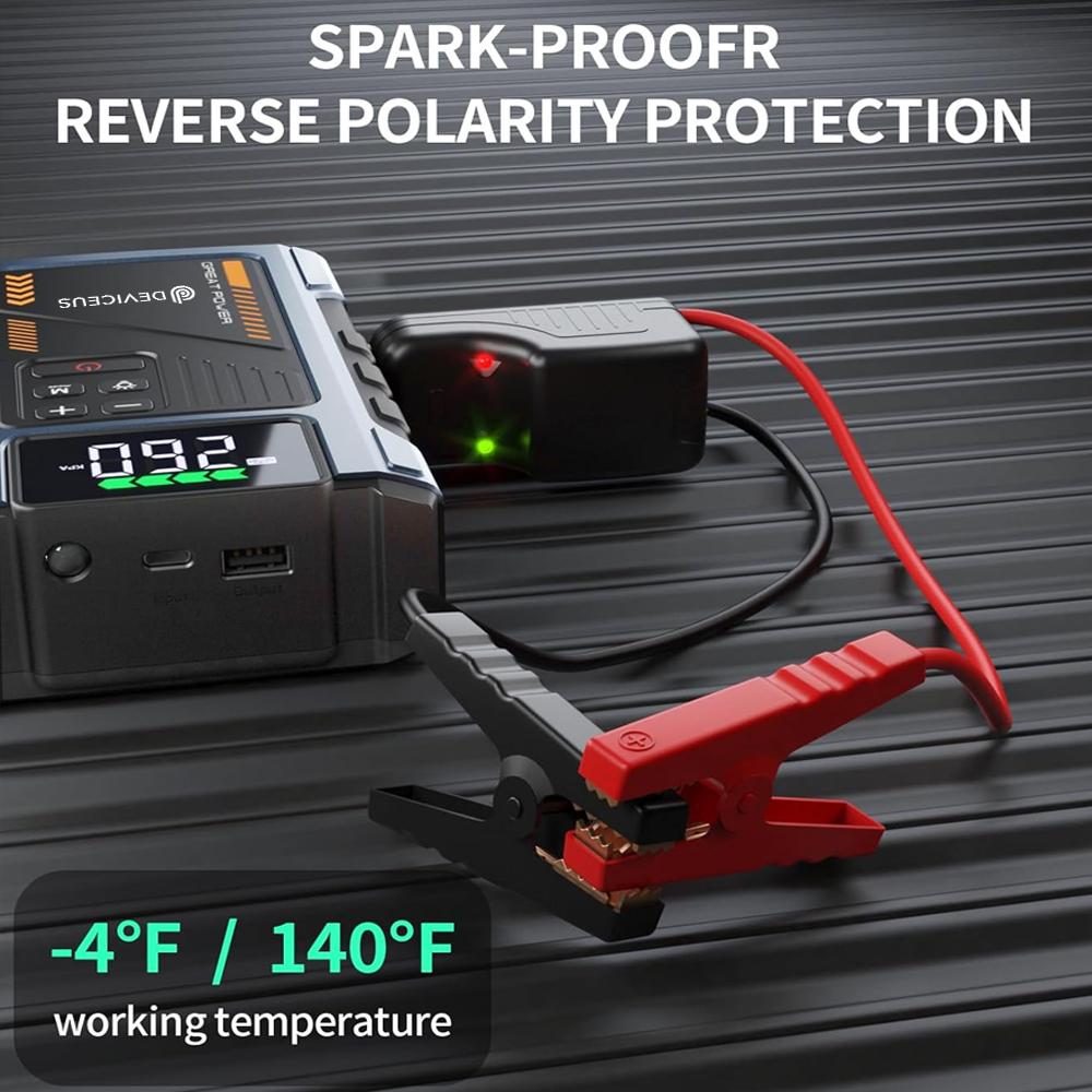 Deviceus™ Ultimate Lithium Jump Starter