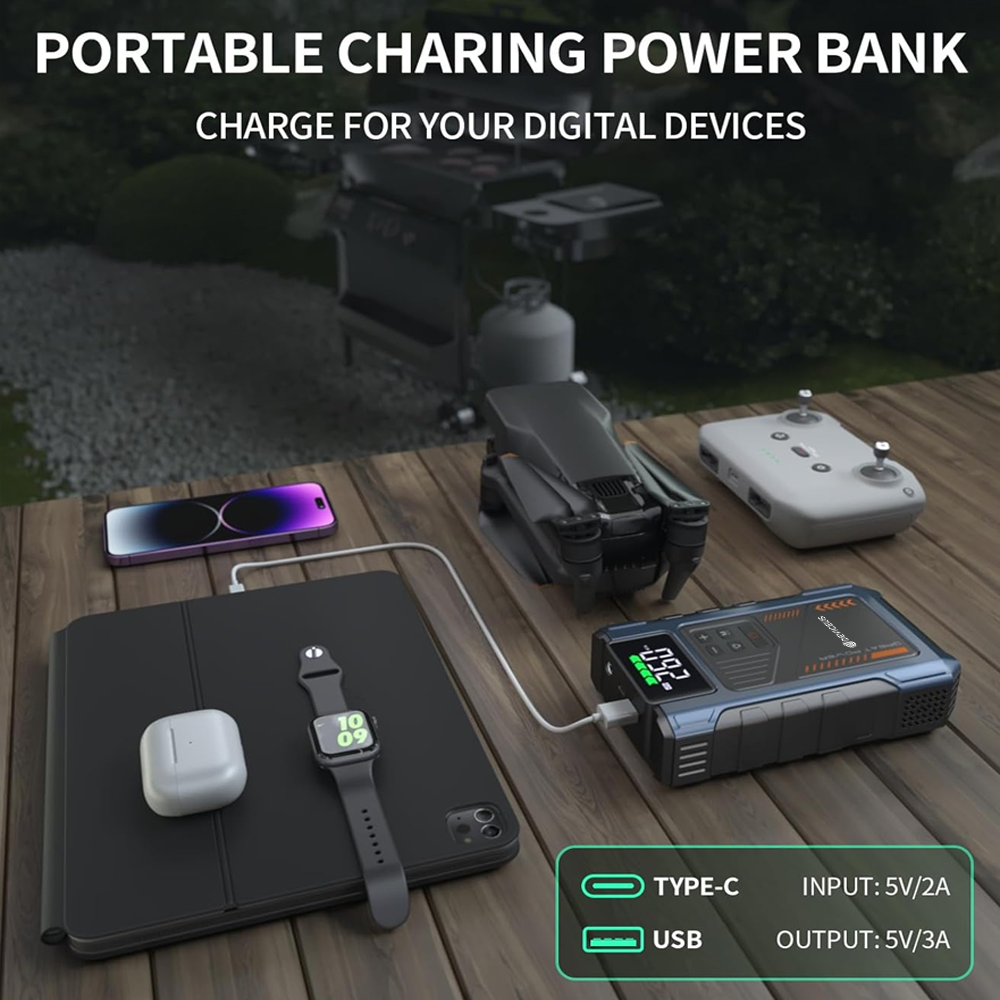 Deviceus™ Ultimate Lithium Jump Starter