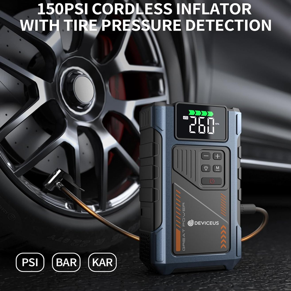 Deviceus™ Ultimate Lithium Jump Starter